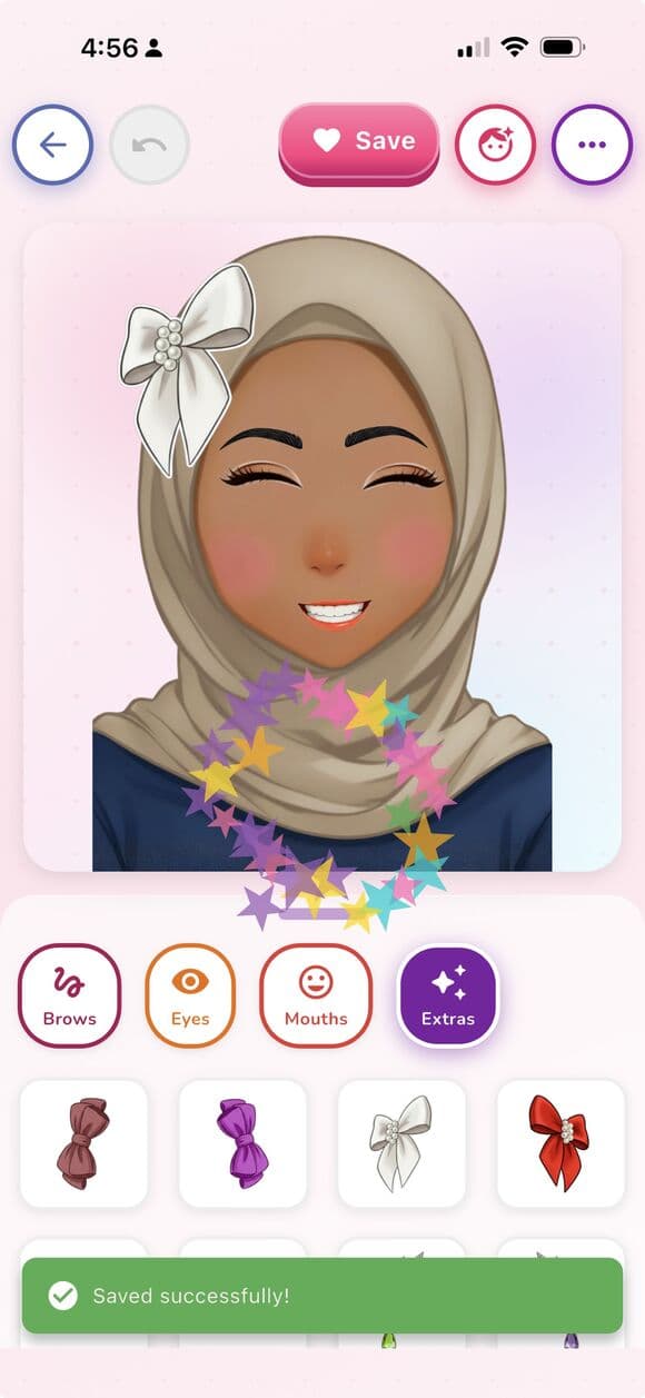 Beautiful Hijabi app - Save for later
