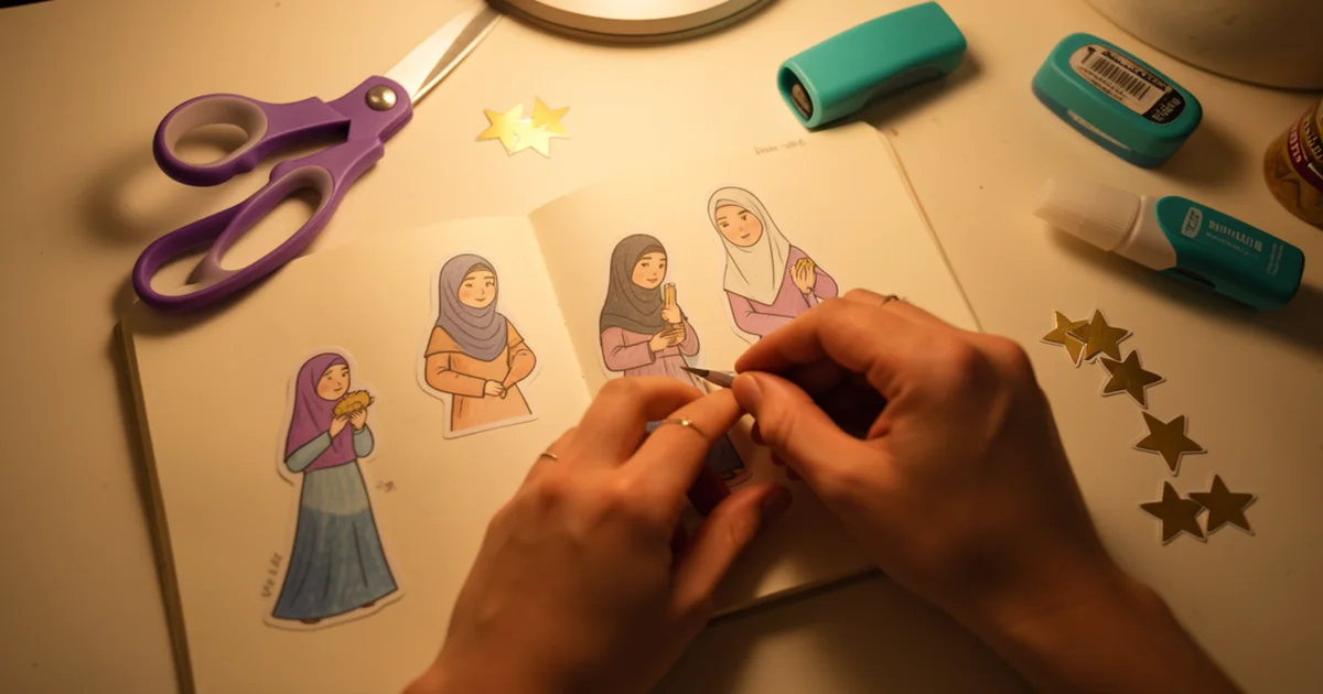 When Hijabi Sticker Books Don't Exist, You Make Them Yourself